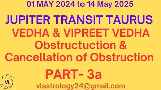 Vedha Concept Jupiter Transit Taurus from May 2024 to 2025 / Signs who will get impacted / by VL