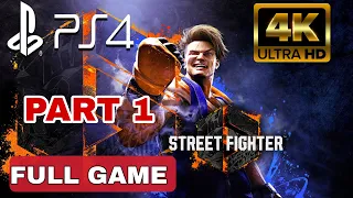 Street Fighter 6 Gameplay Walkthrough Part 1 Story Mode(4k 60FPS PS4) No Commentary