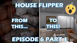 House Flipper PS4: Episode 6 - Cleaning + Living Room And Kitchen (Part 1 Of 3)