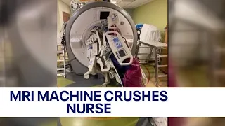 Nurse crushed by accident with MRI machine