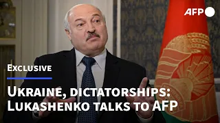 Ukraine war must end to prevent nuclear 'abyss': Lukashenko speaks in exclusive interview | AFP