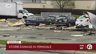 Reports of damage, downed trees in Ferndale, metro Detroit after storms hit