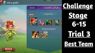 Lords mobile Challenge stage 6-15 trial 3 best F2p Team