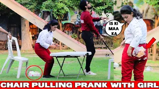 Chair Pulling Prank On Cute Girls Part 6 || BY AJ-Ahsan ||