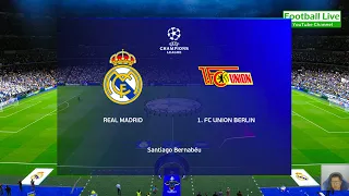 Real Madrid vs Union Berlin | UEFA Champions League 2023-24 UCL | eFootball PES Gameplay