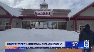 Crestline grocery store reopens after being crushed by snow in historic SoCal blizzard