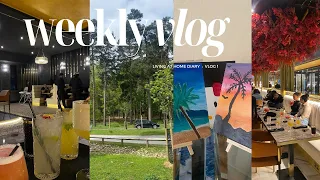 weekly vlog | Sip & paint, Go Ape, Dinners & More