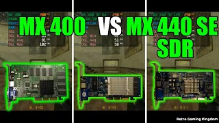 GeForce2 MX 400 vs GeForce4 MX 440 SE SDR Test In 11 Games (Capture Card)