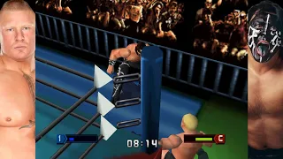 Virtual Pro-Wrestling 2 freem Edition Matches - Brock Lesnar vs The Great Muta