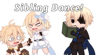 Sibling Dance | Genshin impact | The twins + Dainsleif | Gacha Club