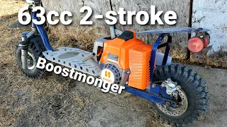Awesome Off Road 2-Stroke Scooter Build!