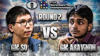 INGAT Wes, Teammate nila Pragg, Erigaisi at Nihal yan | Aravindh vs So World Rapid Team 2023 Round 2