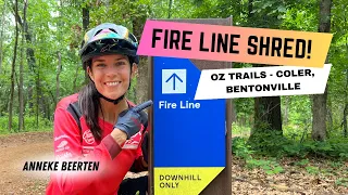 Fire Line, BEST flow trail in Bentonville!