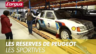 Les sportives des réserves du musée Peugeot