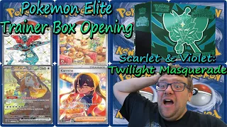 THIS BOX WAS STACKED! Pokemon TCG Scarlet & Violet: Twilight Masquerade Elite Trainer Box Opening!