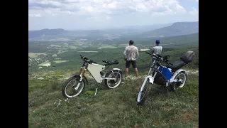 по Байдарской долине на электровелосипедах