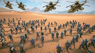 APACHE AH-64 Helicopter VS 1 Million Archers | Ultimate Epic Battle Simulator 2