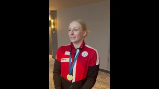 Charlize Mörz Floor Victory Baku World Cup 2024 Interview