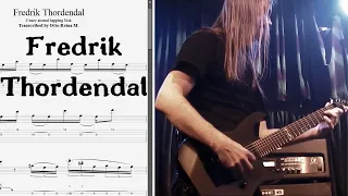 Fredrik Thordendal (Meshuggah) - INSANE use of atonal TAPPING