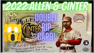 2022 Topps Allen and Ginter Hobby Box #2 ** Double Rip Card 🔥!! **
