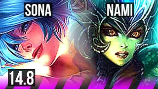 SONA & Draven vs NAMI & Kog'Maw (SUP) | 2/1/19, Rank 8 Sona | TR Grandmaster | 14.8