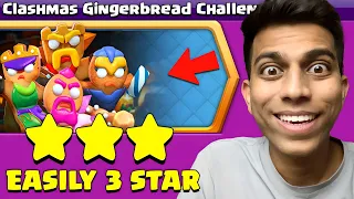 easiest way to 3 star Clashmas Gingerbread Challenge (Clash of Clans)