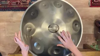 Developing independence of hands (handpan tutorial - intermediate)