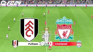 FC 24 | Fulham vs Liverpool - 23/24 Premier League Season - PS5™ Full Match & Gameplay