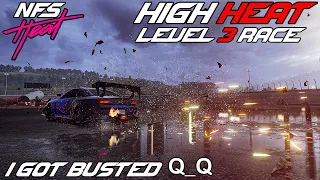 NFS Heat - High Heat Level 3 Race (I Got Busted)