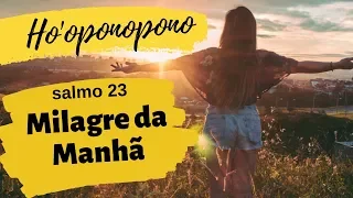 Milagre da manhã com Ho'oponopono - Oração - Salmo 23