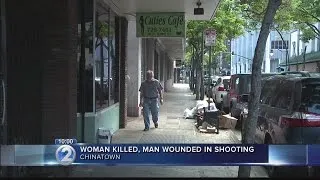 One dead, another wounded, in Chinatown shooting