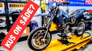 Klienditöö Husqvarna SM610 - säde on täiesti peidus