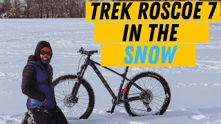 Trek Roscoe 7 First Ride of 2022 | Does it Handle Snow Well?