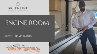 Greenline 48 Hybrid Engine Room