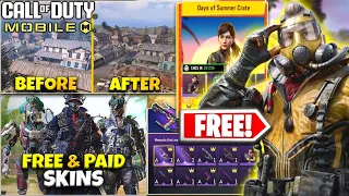 Standoff Remastered | Returning Crates | Ground Loot | All FREE & PAID Skins | COD Mobile | CODM