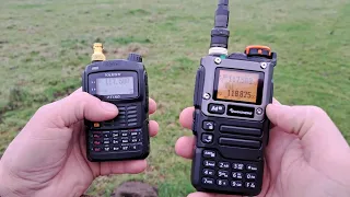 Quansheng u -k6 vs the most sensitive airband receiver the yaesu ft-1xde on vhf civil airband