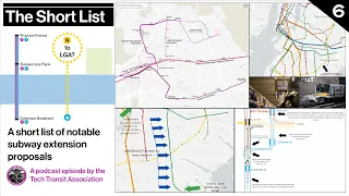 The Short List of NYC Subway Extension Proposals (Tech Transit Talks Ep. 6)