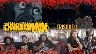 Chainsaw Man Episode 1 Reaction | BLOOD EVERYWHERE