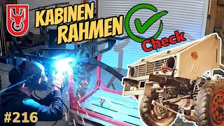 Er ist FERTIG ! Die Basis steht | Unimog Rahmen geschweißt und geschliffen | #vlog 216 Steelstyler