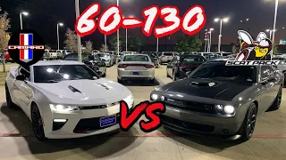 60-130 Test.. Camaro SS vs. Challenger Scatpack - Here's the proof