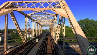 CTA's Ride the Rails: Green Line to Harlem Real-time (2019)