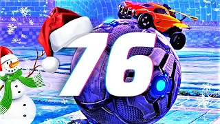 ROCKET LEAGUE INSANITY 76 ! (BEST GOALS, FREESTYLES) MERRY CHRISTMAS 🎄❄️