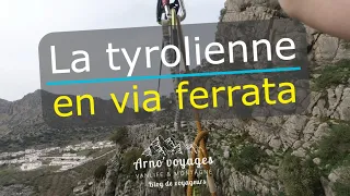 [Via Xpérience] Tuto via - Une tyrolienne sur la via ? Installer une poulie ? Longe ou vache ?