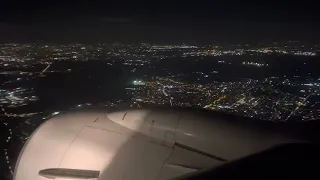 Night landing at Naples