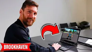 LEO MESSI JUEGA BROOKHAVEN POR PRIMERA VEZ! - Roblox YoSoyLoki