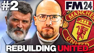 FM24 Manchester United Rebuild #2 - HUGE STRIKER SIGNING?💰 Football Manager 2024