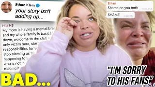 Trisha Paytas BREAKS DOWN over Ethan Klein's messages...