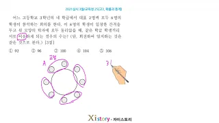 2021실시 3월 교육청25 (고3) 확률과통계