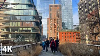 Walking the High Line to Hudson Yards and the Vessel in New York City | 4K NYC Walking Tour