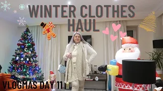 Winter Clothes Haul | Zara, Primark, Stradivarius, Pull&Bear and More | Vlogmas Day Eleven